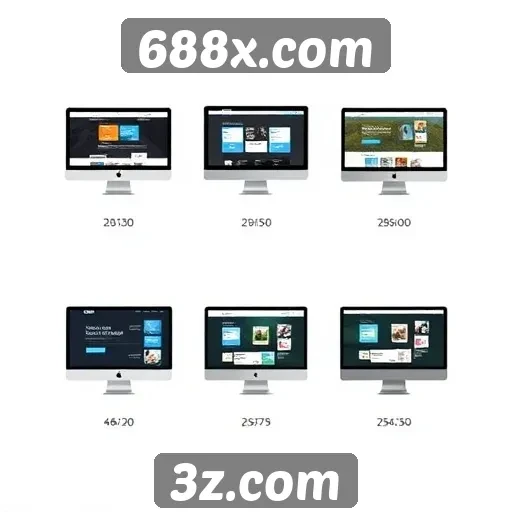 A evolução do design do site 688x.com