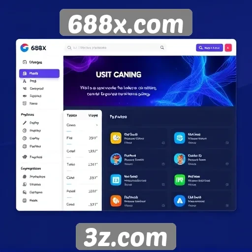 Análise da interface do usuário do site 688x